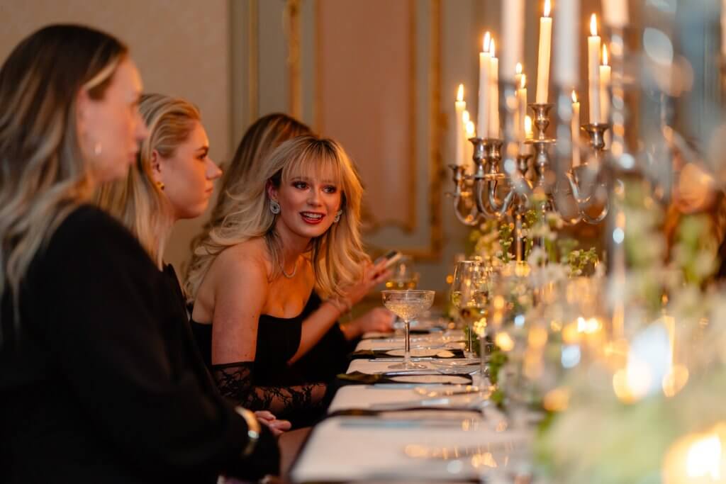 sfeer foto tijdens diner bij huis van marle in deventer
